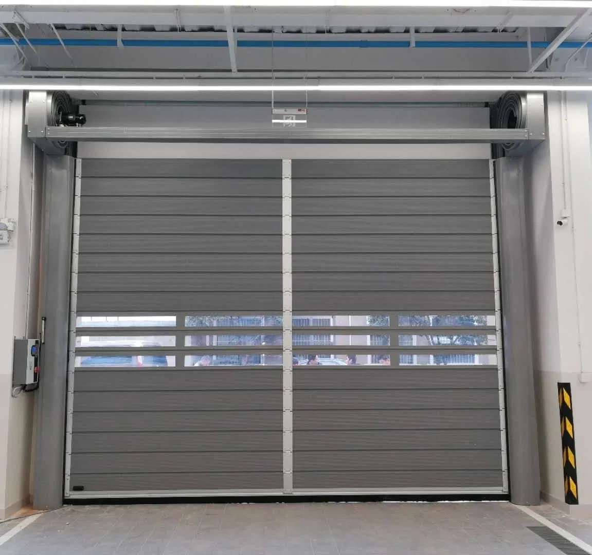 Serranda di sicurezza a spirale rapida ad avvolgimento ad alta velocità in alluminio