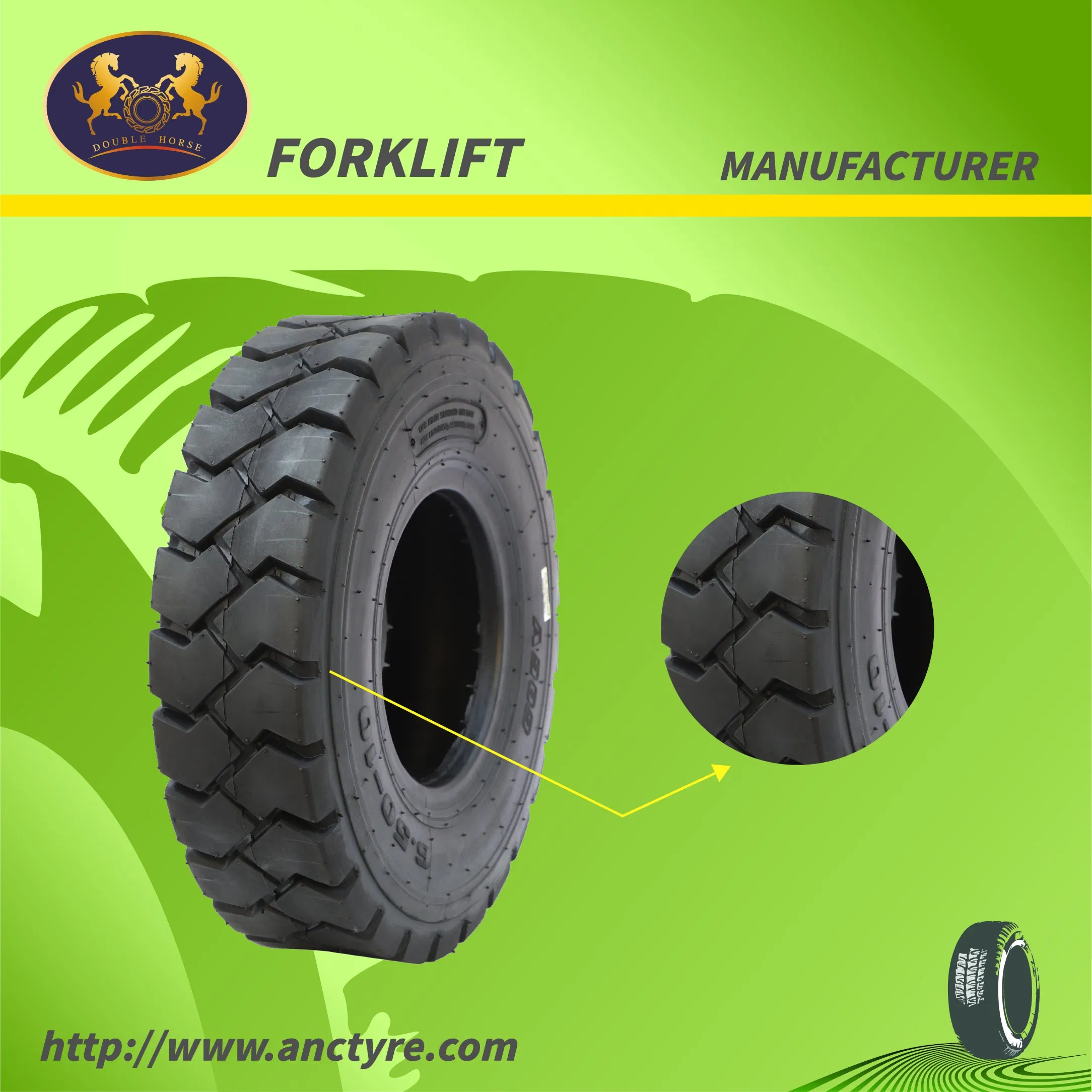 Premium Forklift Tires Sizes 5.00-8 to 28X9-15 for Heavy Duty Use