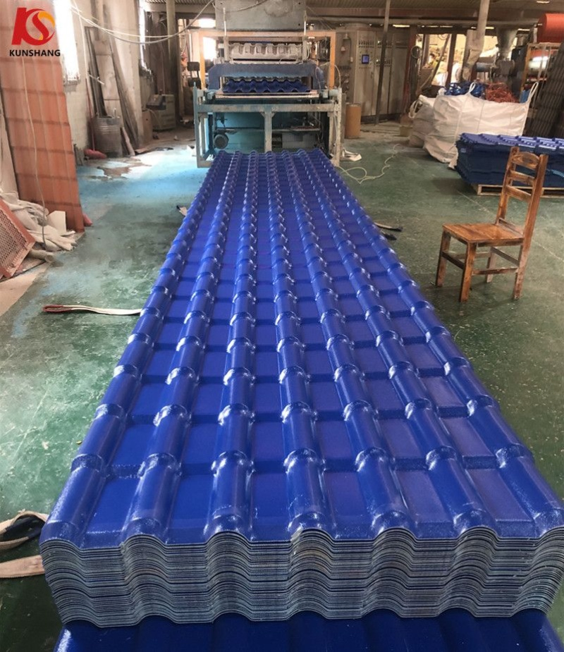 Spanish ASA Coated Synthetic Resin Roof Tile 1050mm Plastic PVC Roofing Sheet