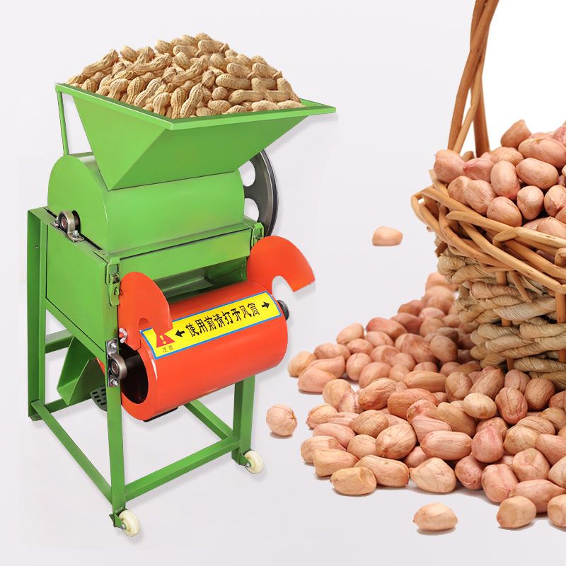 Peanut Thresher Sheller Shelling Dehuller Shell Removing Machine