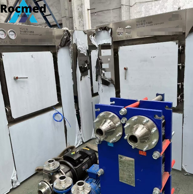 Pulsating Vacuum Pressure Steam Sterilizer, Stainless Steel Electrical Portable Sterilizer Pressure Steam Autoclave for Textile Fabric