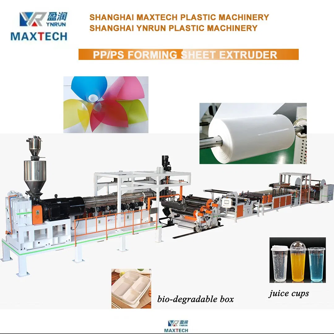 PP PS Recycling Material Sheet Extrusion Making Extruder Machine