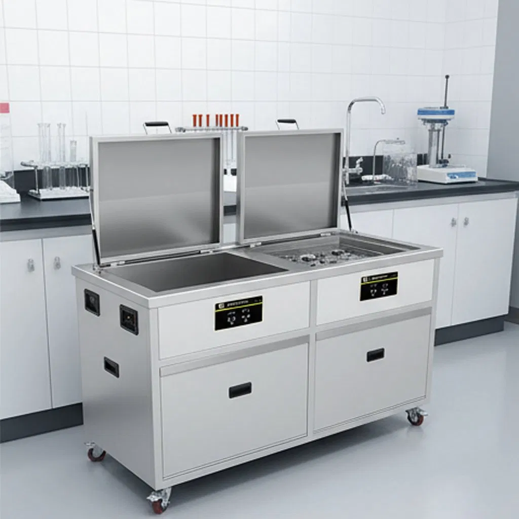 38~2400L Double Tank Industrial Ultrasonic Cleaner Cleaning Machine/Equipment