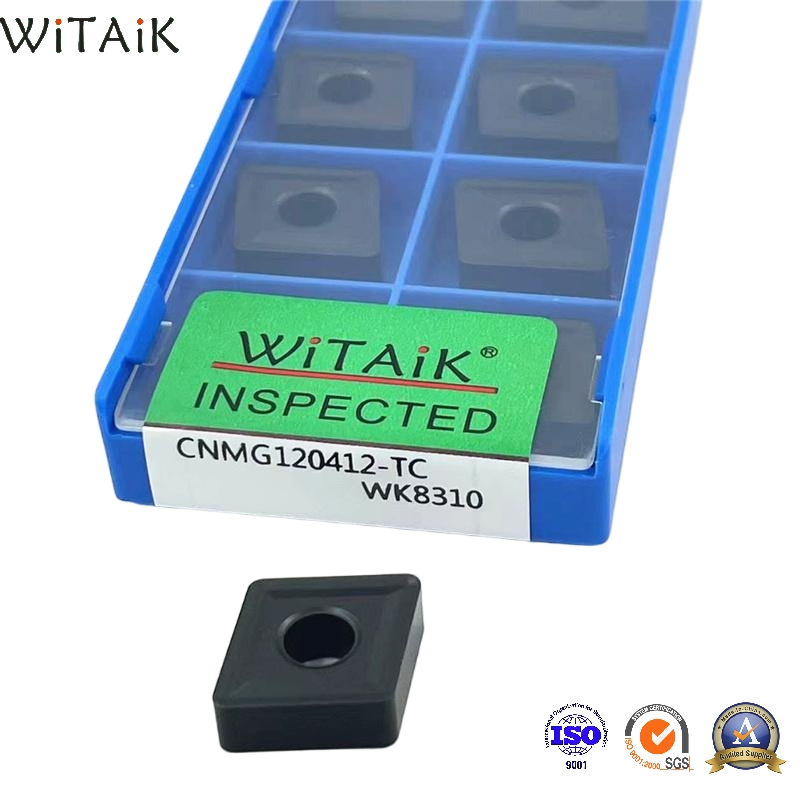 Inserti tornitura in carburo di tungsteno CNMG120408 per lavorazione dei metalli