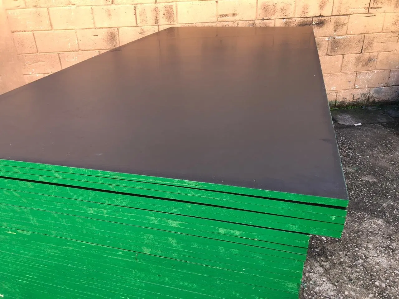 18mm High Premium Quality Circle Film Face Plywood / Column Film Faced Plywood