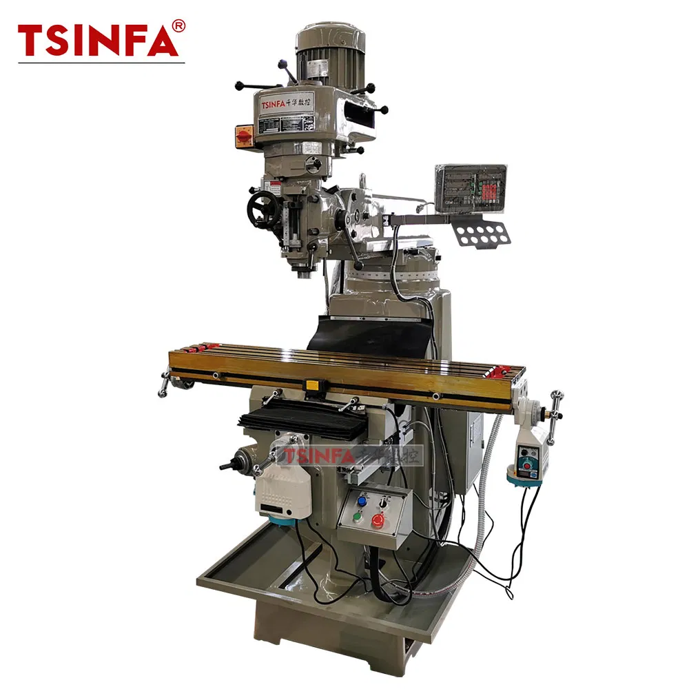 Tipo RAM Torretta Fresatrice Verticale per Fresatura Manuale del Metallo