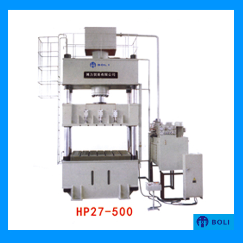 Pressa idraulica a quattro colonne a movimento singolo serie HP27 per imbutitura (stampaggio) di lamiera