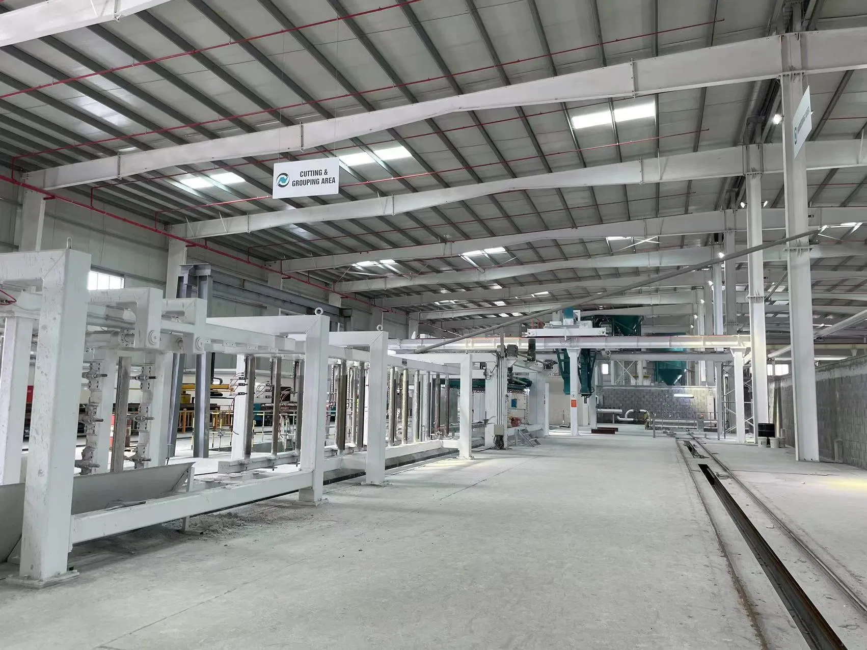 Autoclaved Aerated Concrete AAC Block Cutting Making Machine ALC Plant Equipment