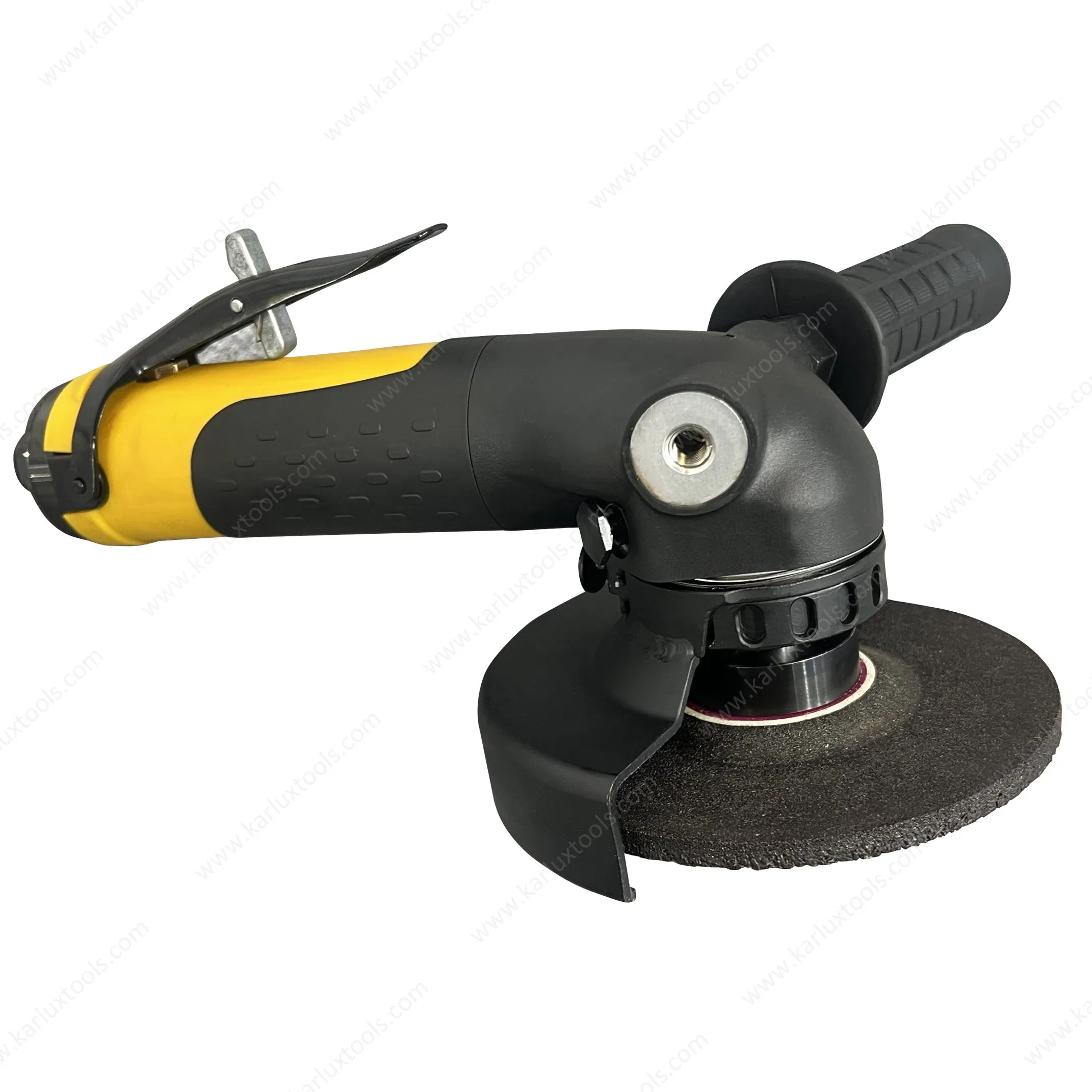 5 Inch 12000rpm Industrial Air Angle Grinder 2.4HP High Power Heavy Duty Pneumatic Grinding Tool Handheld Air Disc Grinder