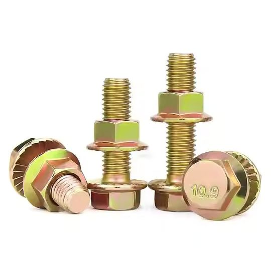DIN 6922 Bulloni e dadi esagonali con flangia ad alta resistenza per impieghi gravosi M2.5 M3 M6 M10/M12/M16