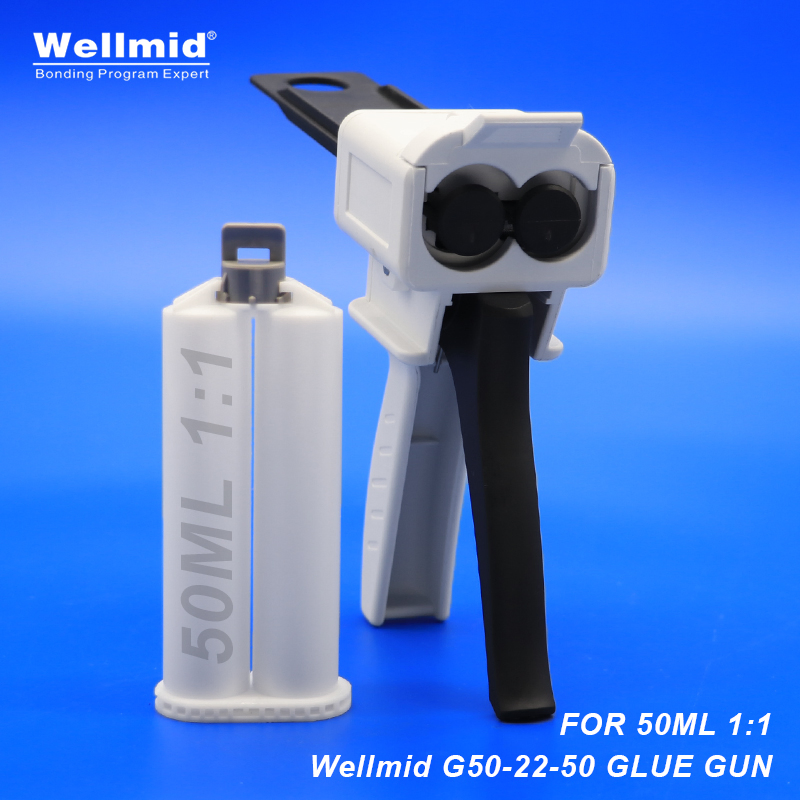 50ml Dual Cartridge Glue Gun with 1:1 Mix Ratio for Crafting