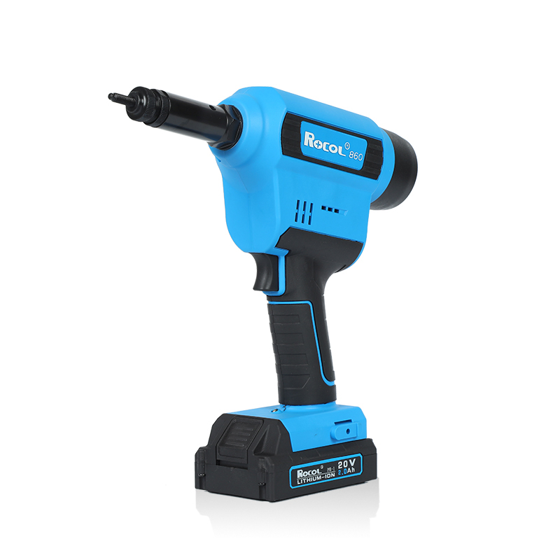 RL-860 Brushless Electric Riveting Tool Large Pulling Force Safe Reliable Lithium Battery Rivet Nut Gun M3-M10