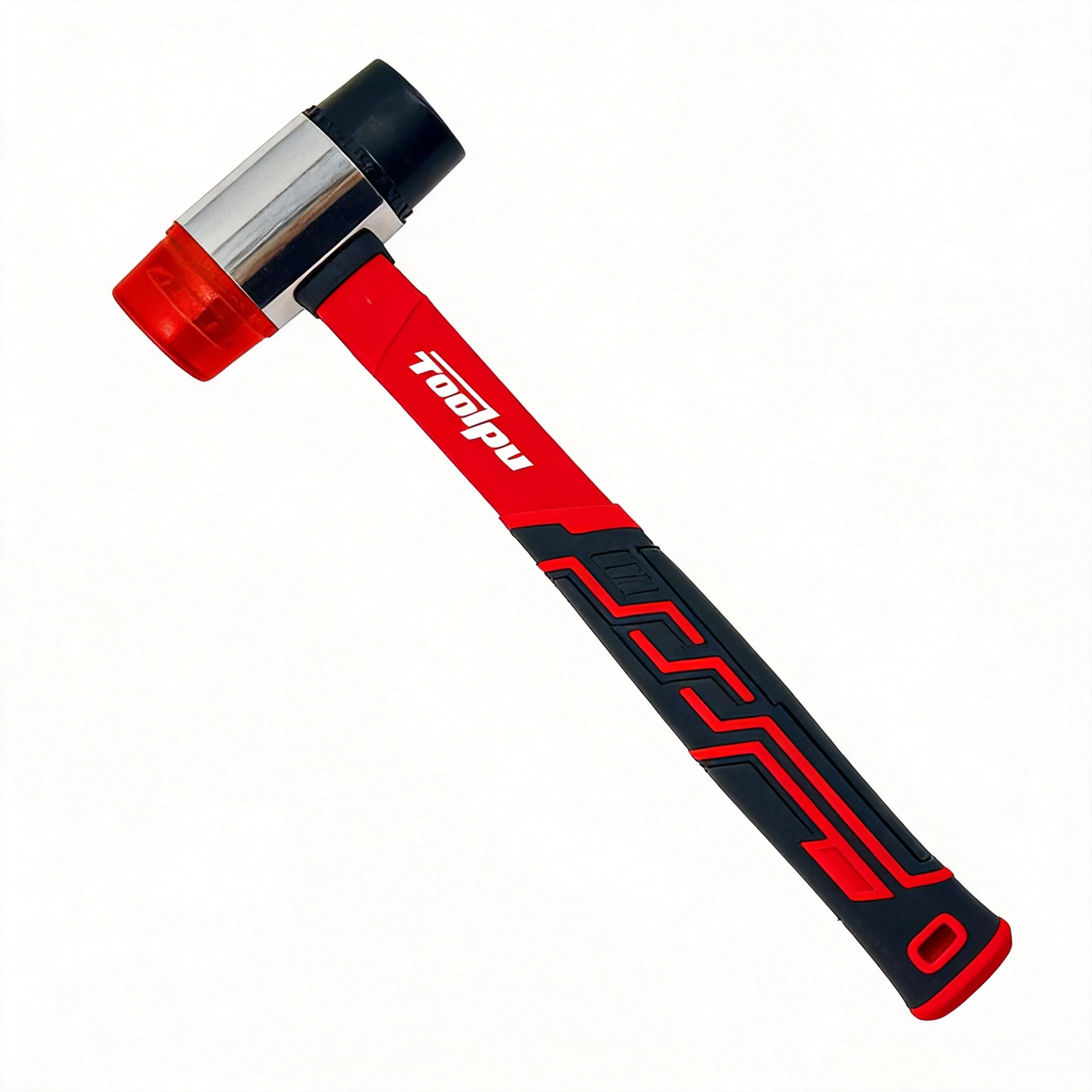 25mm Black Rubber Mallet Hammer with Non Slip Handle