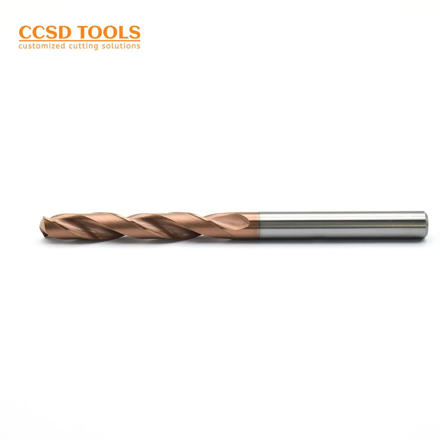 Tungsten Carbide Inner Coolant Twist Drill Bit 2F 3F for Metal Wood PCB CNC Milling