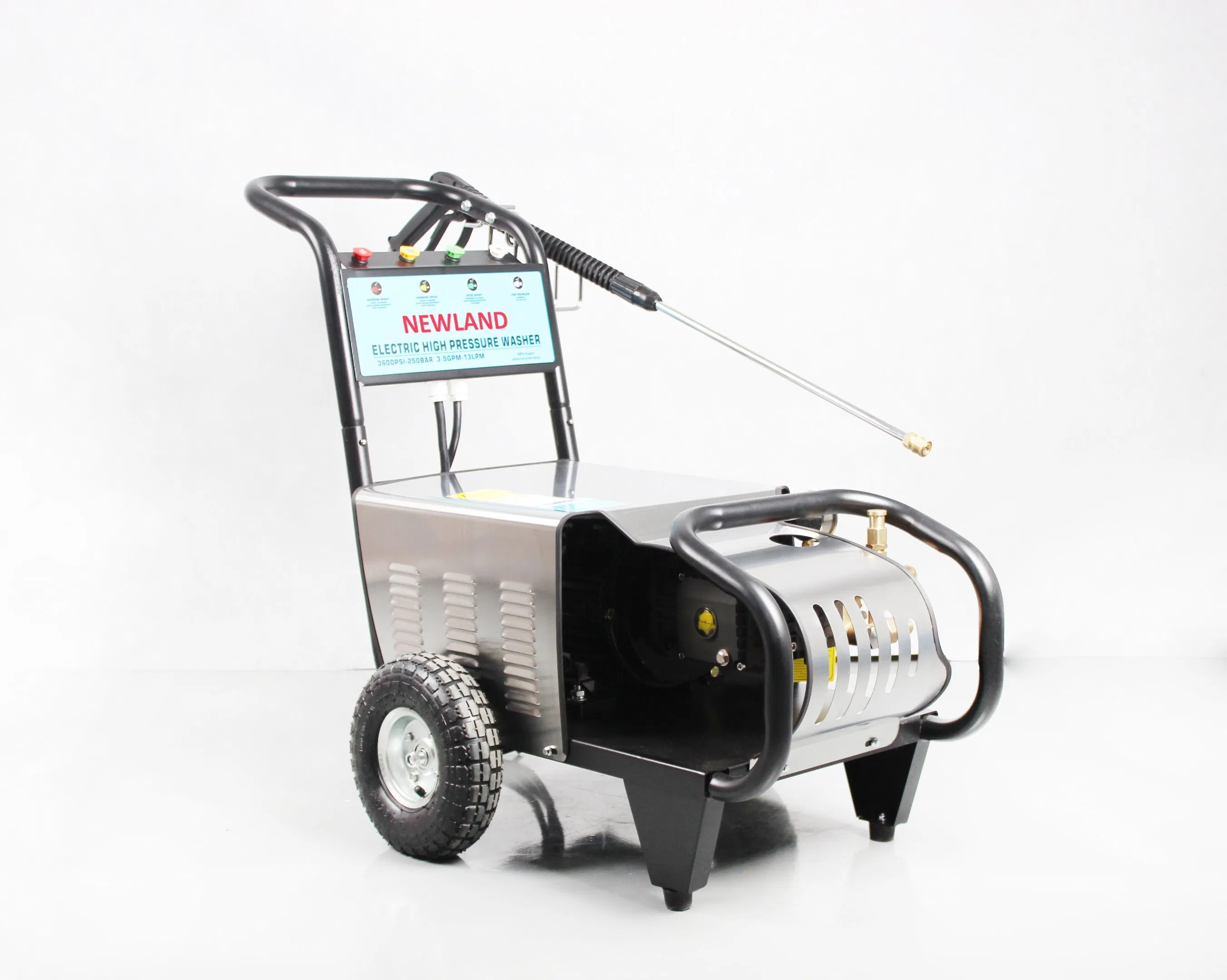 5.5kw 1450rpm 12.6lpm 250bar 3600psi Three Phase Electric High Pressure Car Washer