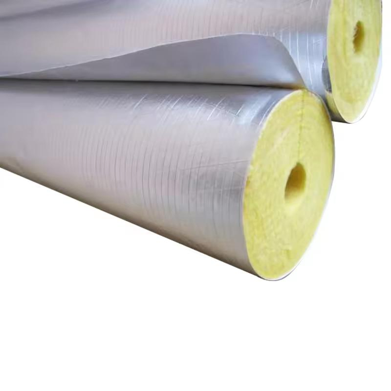 CE Fiberglass Wool Tube Glass Wool Pipe with Aluminium Foil