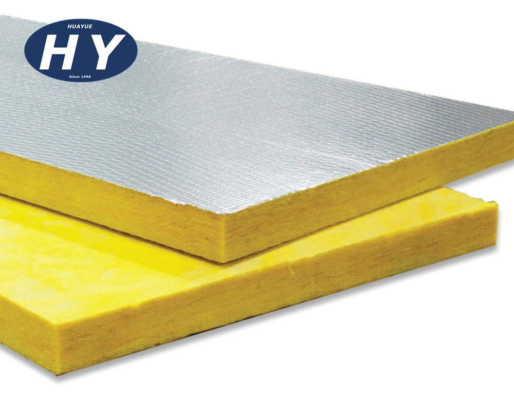 Tablero de lana de vidrio con papel de aluminio para equipos e instalaciones industriales con CE
