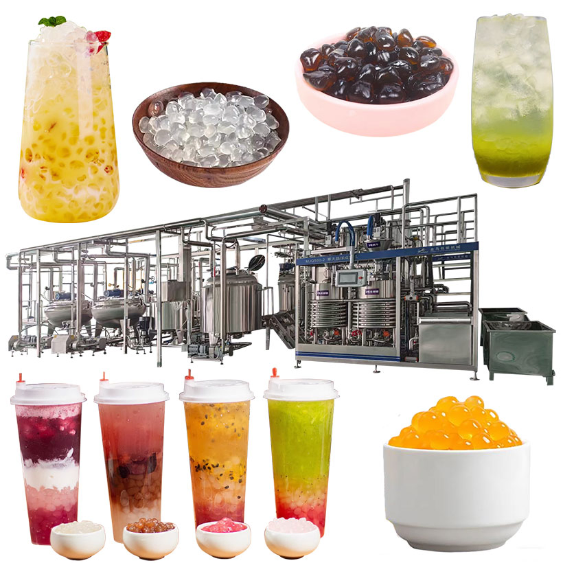 Crystal Ball Milk Tea Complete-Line Production Equipment