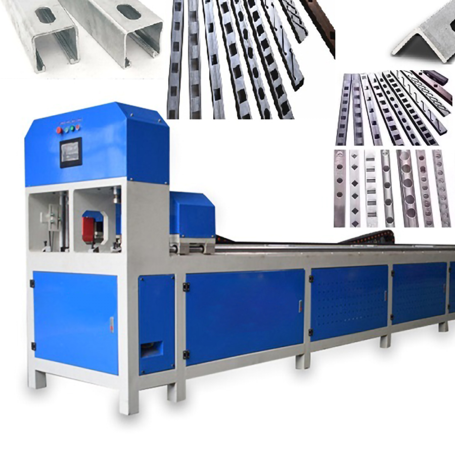 CNC Steel Tube Hole Punching Machine