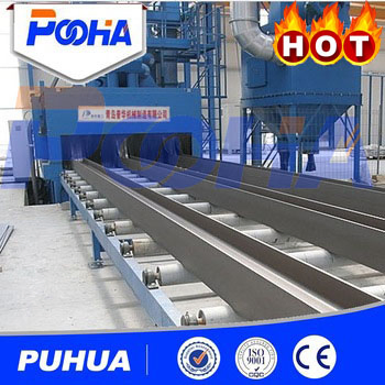 CE Quality Q69 H Beam Steel Shot Blasting Machine