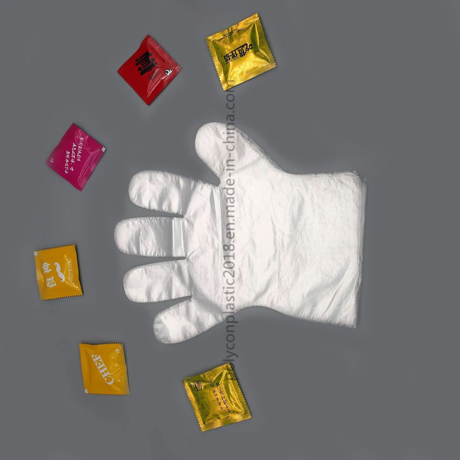 Disposable PE Gloves Plastic Hand Glove for Food Grade Industrial Grade Use