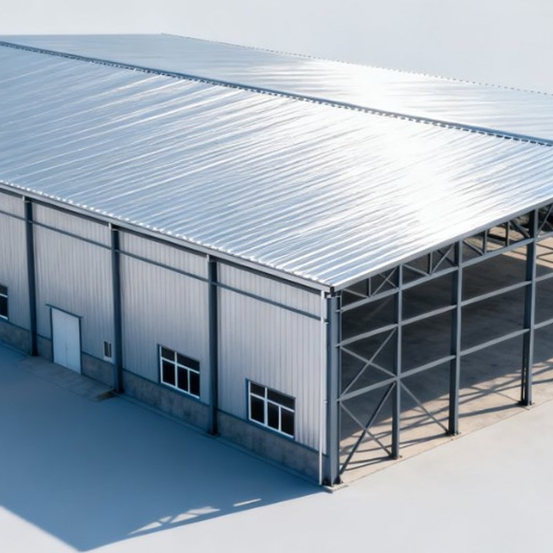 Prefab Steel Structure Factory Shed for Efficient Storage Warehouse and Workshop