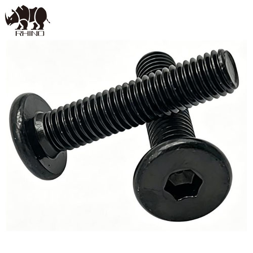 Truss Head Hex Socket Machine Screw Black Oxide Grade 8.8 Carbon Steel