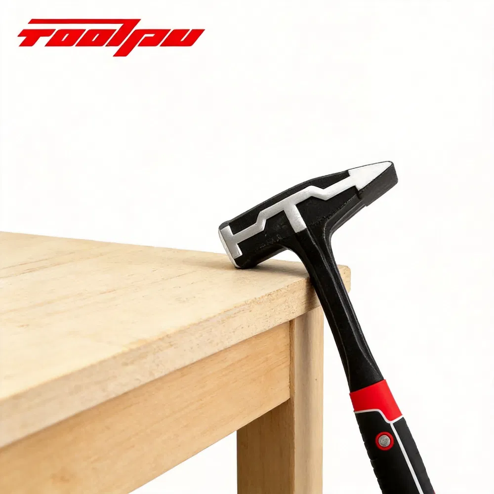 Construction-Grade 45# Carbon Steel Machinist's Hammer, 1000g