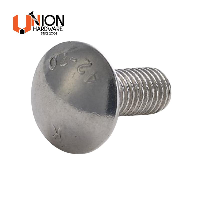 Stainless Steel A2-10 A4-80 Round Head Square Neck Full Thread DIN603 Carriage Bolts