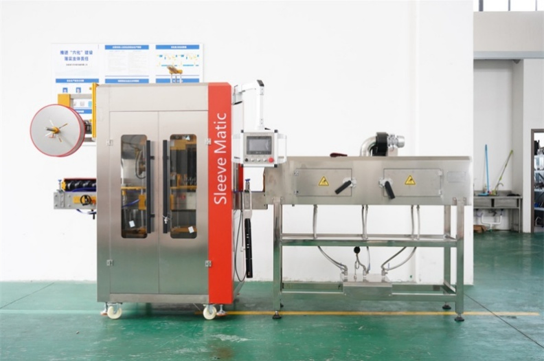 Doppelspur-Förderband-kompatible Rotationsetikettiermaschine für parallele Linien