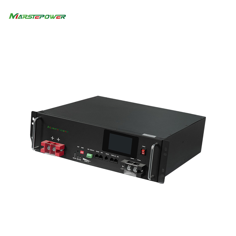 High Capacity Long Cycle Life Rack-Mounted Lithium Battery for Solar Energy Storage & UPS System