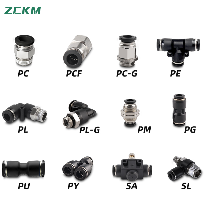 Pneumatic Quick Connectors Air Hose Connection Fittings