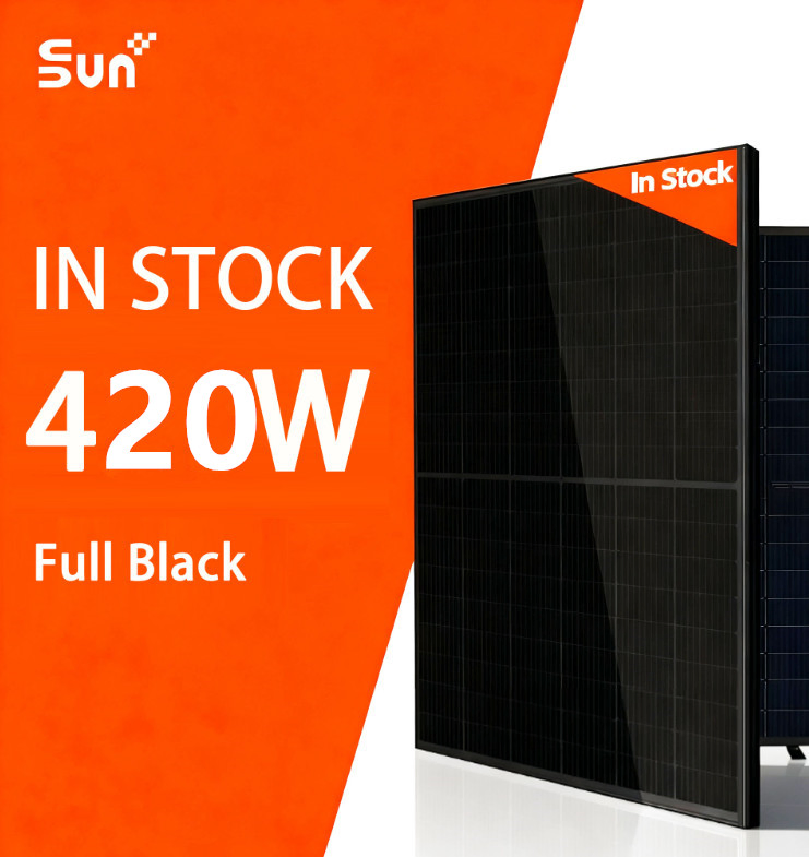 Sunplus 108 Cells 420W Monocrystalline Silicon Solar Panel Module for Solar Project