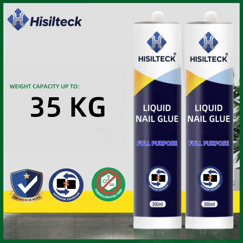 Universal Ultra Super Quick Initial Tack Acrylic Resin Sealant Clear Liquid Nail Free Adhesive Glue for Home Repair, Stone, Wood, PVC, DIY