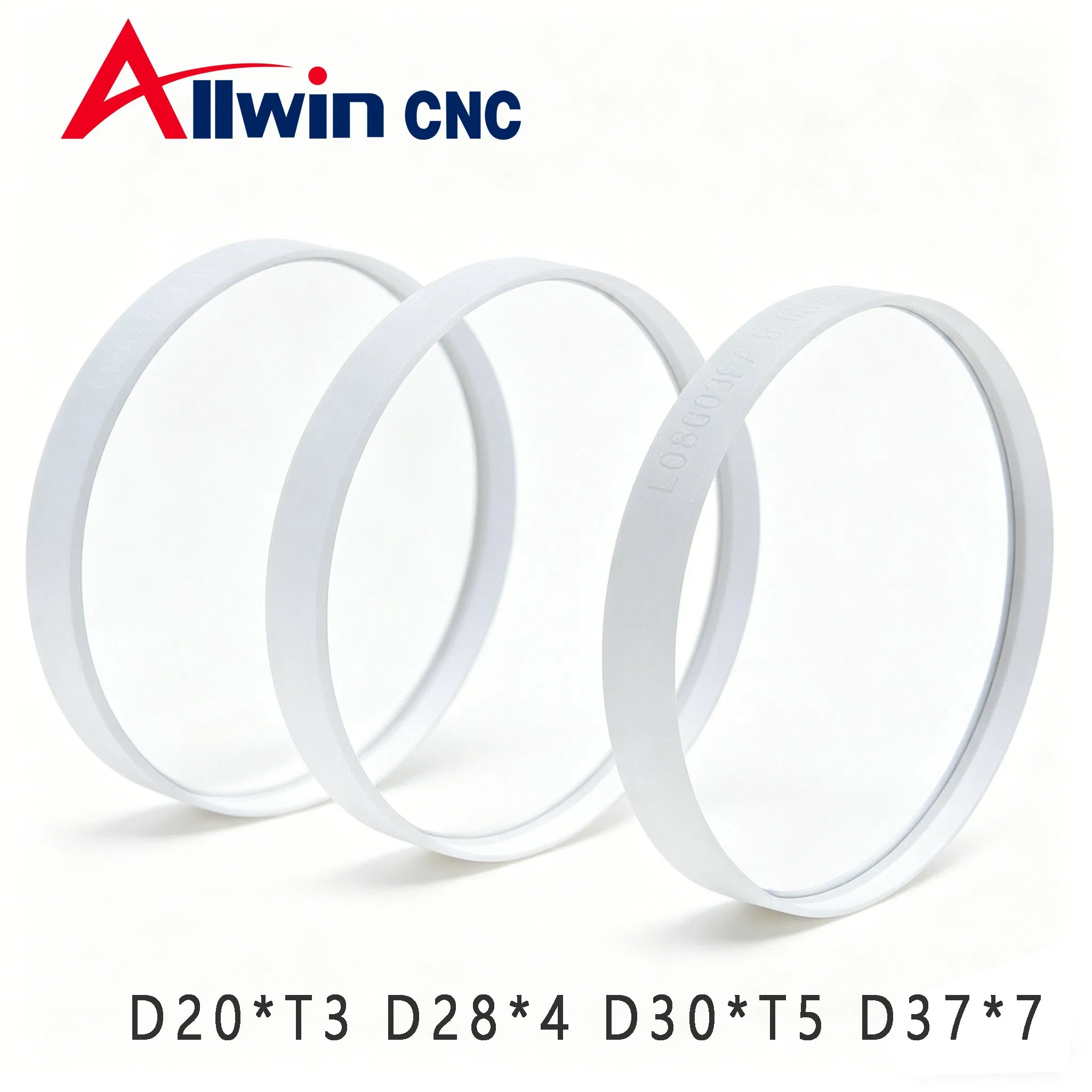 D20*T3 D28*4 D30*T5 D37*7 1064nm Fused Silica Quartz Laser Protective Lens for Laser Welding