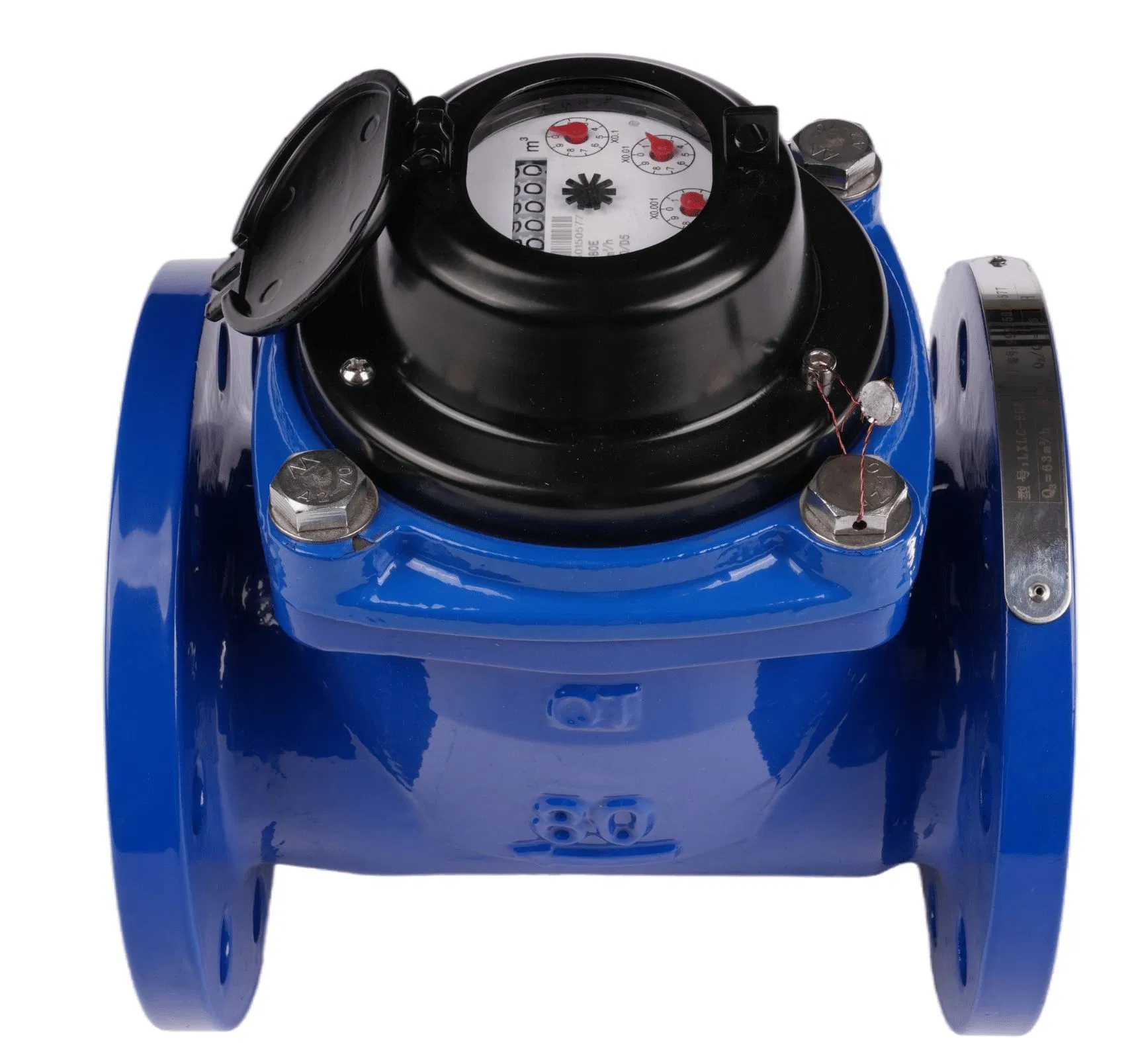 Contatore d'acqua multi getto ad alta precisione per uso commerciale DN50