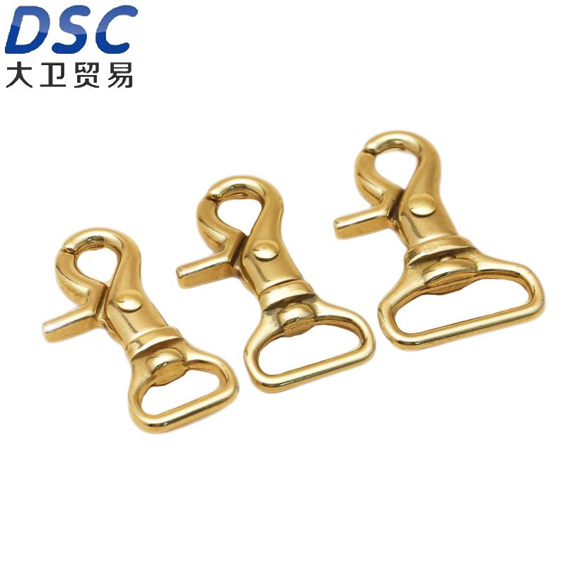 Accessori per il fai-da-te con fibbia a moschettone per borse in ottone