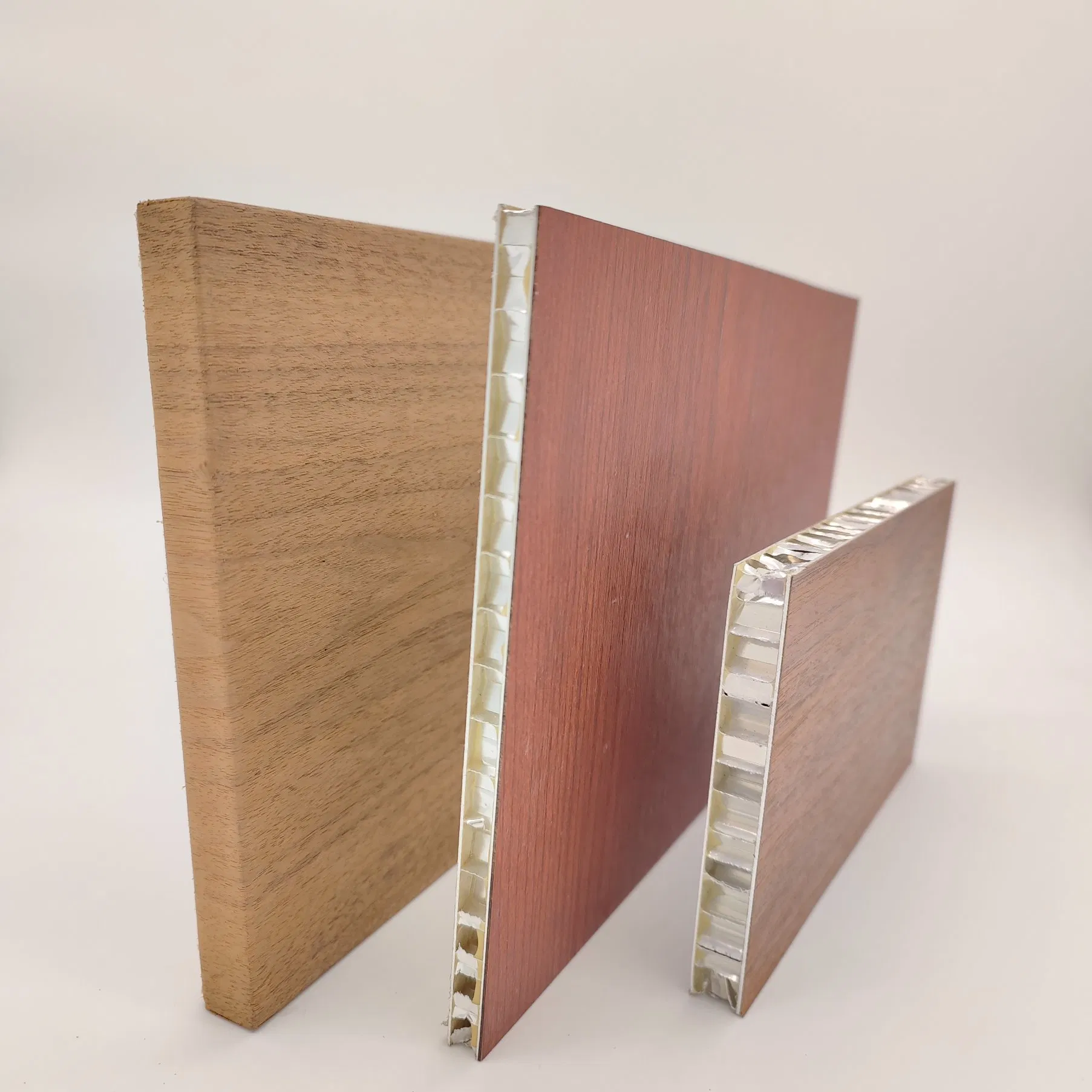 Pannello in laminato ad alta pressione con anima a nido d'ape in alluminio, rivestimento HPL leggero per pannelli murali architettonici e piastrelle per soffitti, installazione facile