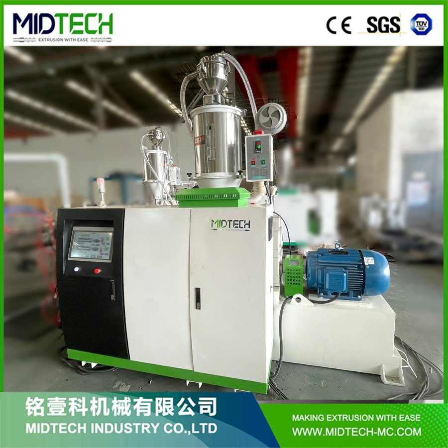 Plastic Pipe/Profile/Roof Panel Extrusion Machine PE/PVC/PPR/HDPE LDPE CPVC UPVC Single Screw Extruder