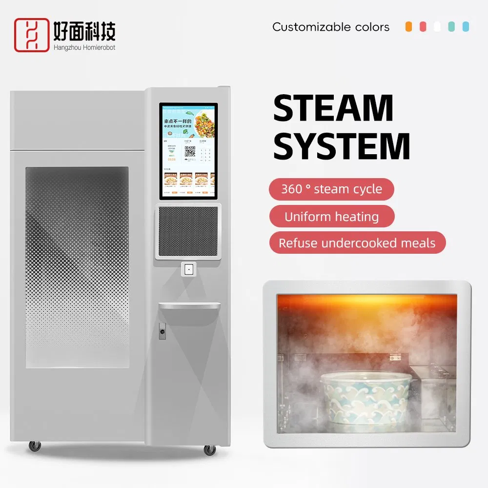 Fresh Food Vending Machine with Advanced Steam System