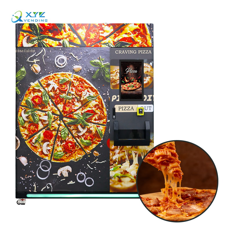 -18 Distributore automatico di pizza per fast food surgelato con forno riscaldato automatico