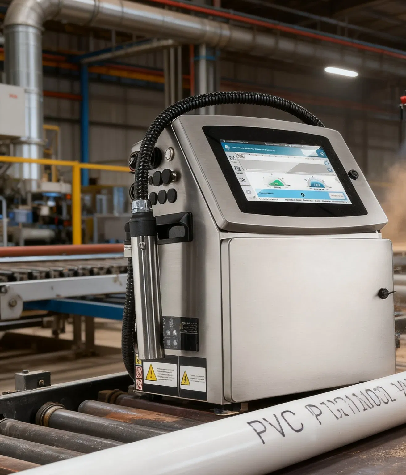Docod Cij New V2000 Industrial Large Character Printing Inkjet Printer Batch Coding Machine Accurate Timing Ideal for Sustainable Coding on Electronic Compone