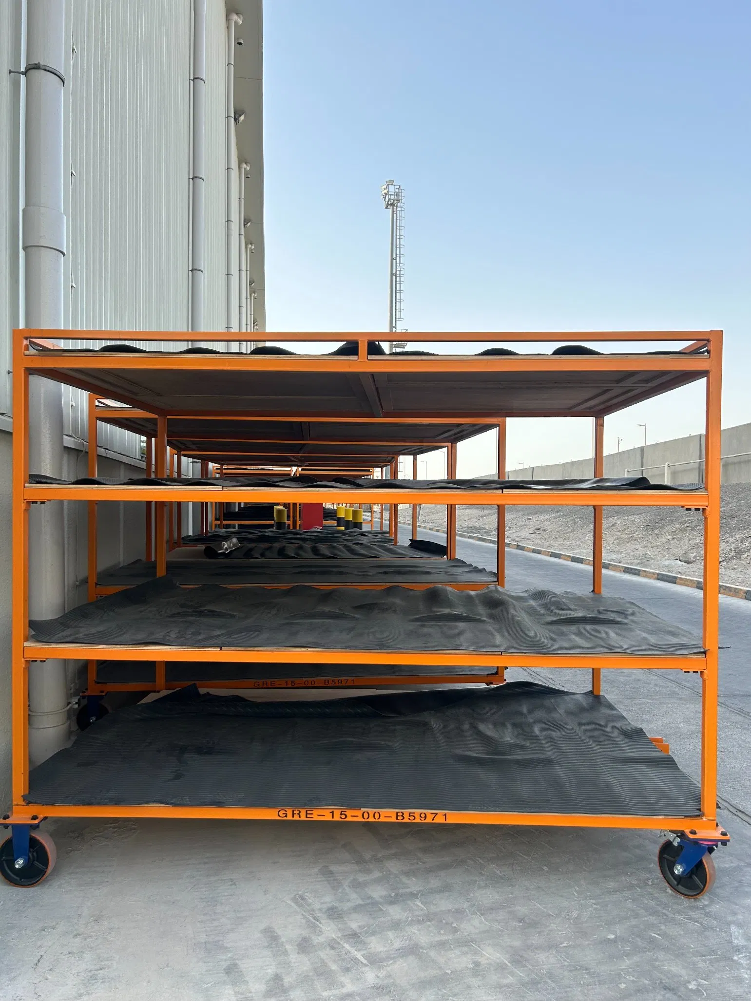 Heavy Duty Steel Transfer Cart for Industrial Loads