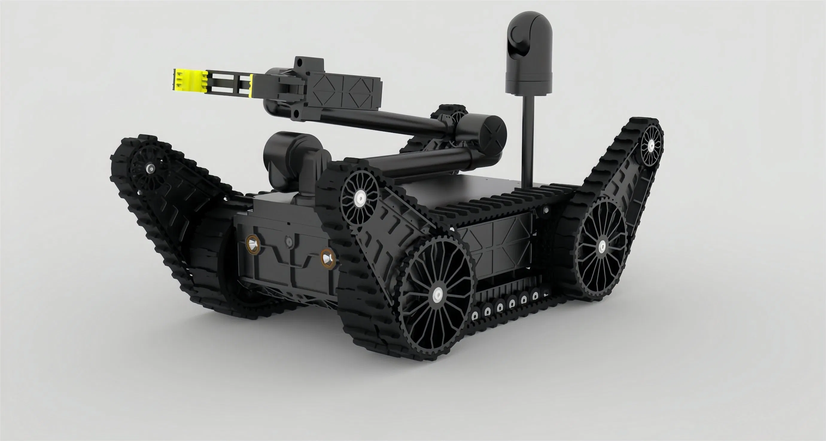 Small Explosive Ordnance Disposal EOD Robot Swing Arm Tracked Chassis Platform