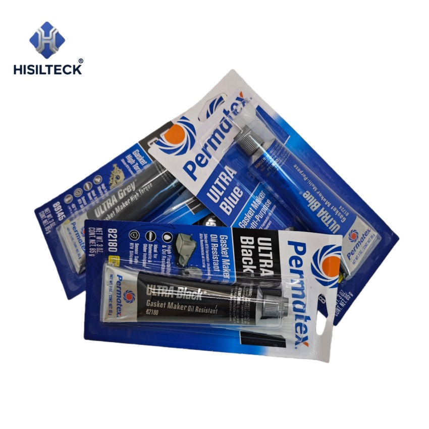 Permatex High-Temp Resistant RTV Silicone Gasket Maker Sealant for Heavy Duty Maintenance Oil Pan, Gearbox, Manifold, Timing Cover etc.