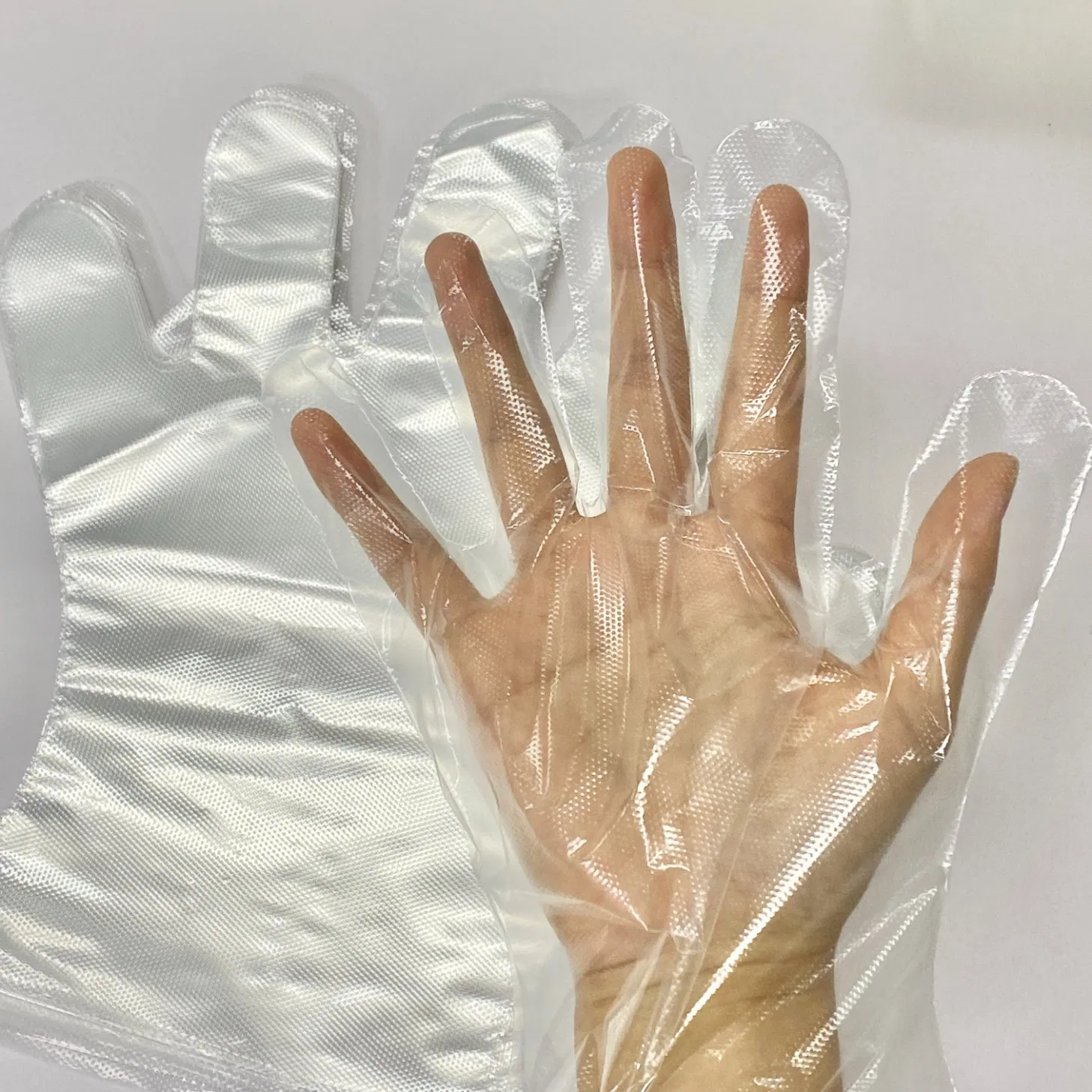 100PCS Gants en polyéthylène haute densité par boîte pour la restauration, la cuisine et l'industrie hôtelière