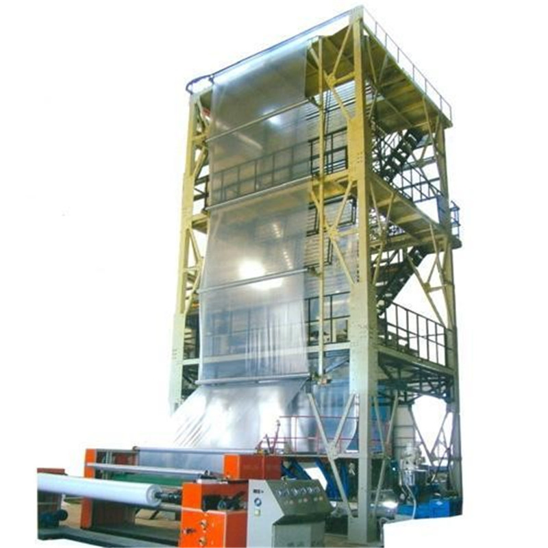 350kg-400kg Capacity ABA 5 Layer PE Film Extrusion Machine