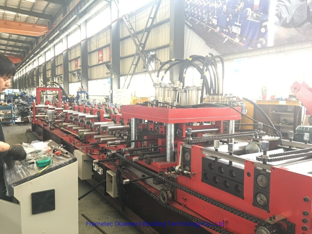Automatic Size Change C & Z Purlin Roll Forming Machine with PLC Control System
