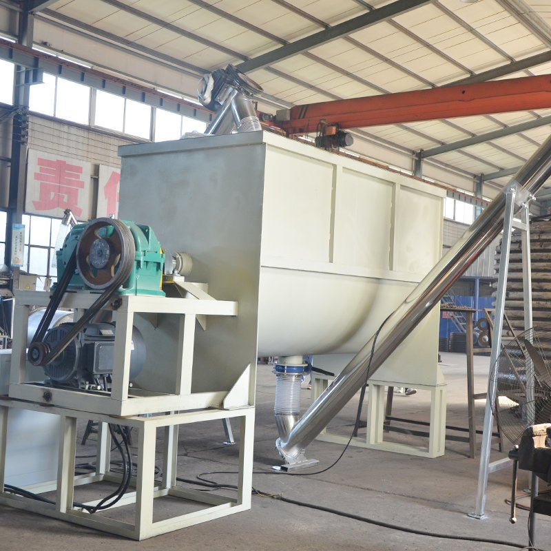 Stainless Steel Dry Powder Mixer Horizontal Ribbon Blender Double Ribbon Mixing Machine