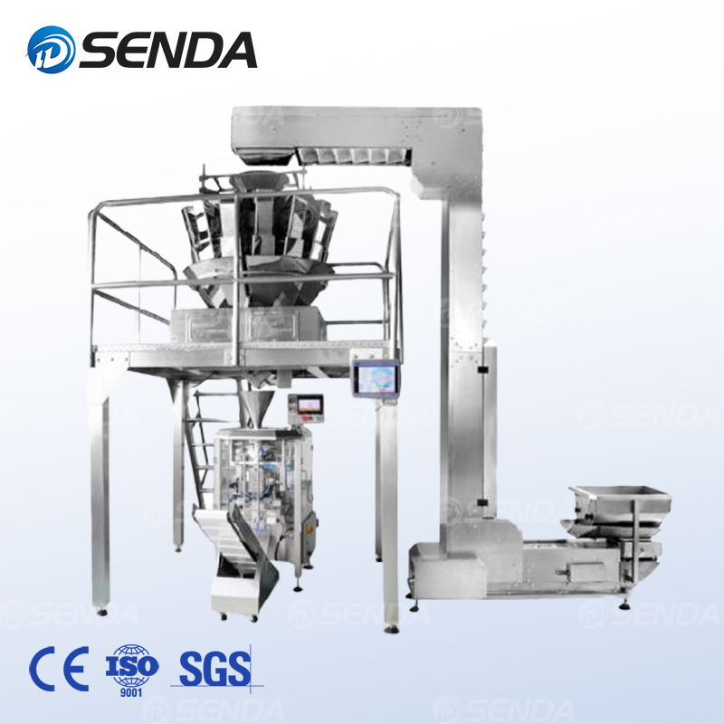 VFFS Combination Scare Vertical Particles/Peanuts/Beans/Pet Food/Oatmeal/Chips Snack Packing Machine